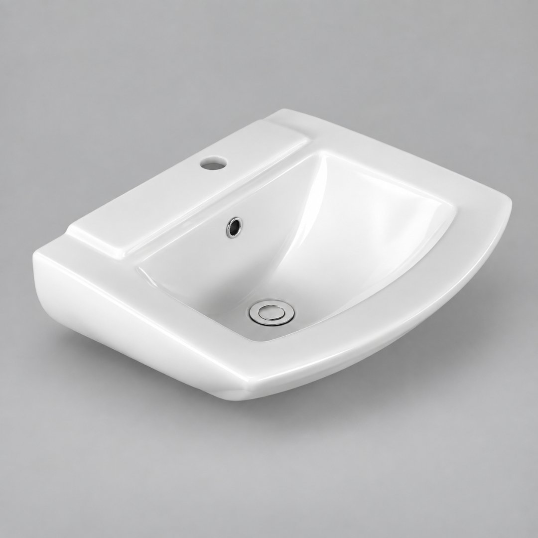 Sonet Lauret, washbasin with pedestal (view 4)